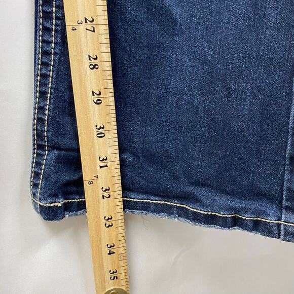 Sexy Couture Boot Fit Size 9 Western Jeans Embelish Bling Embroidery Backpocket - Picture 9 of 11